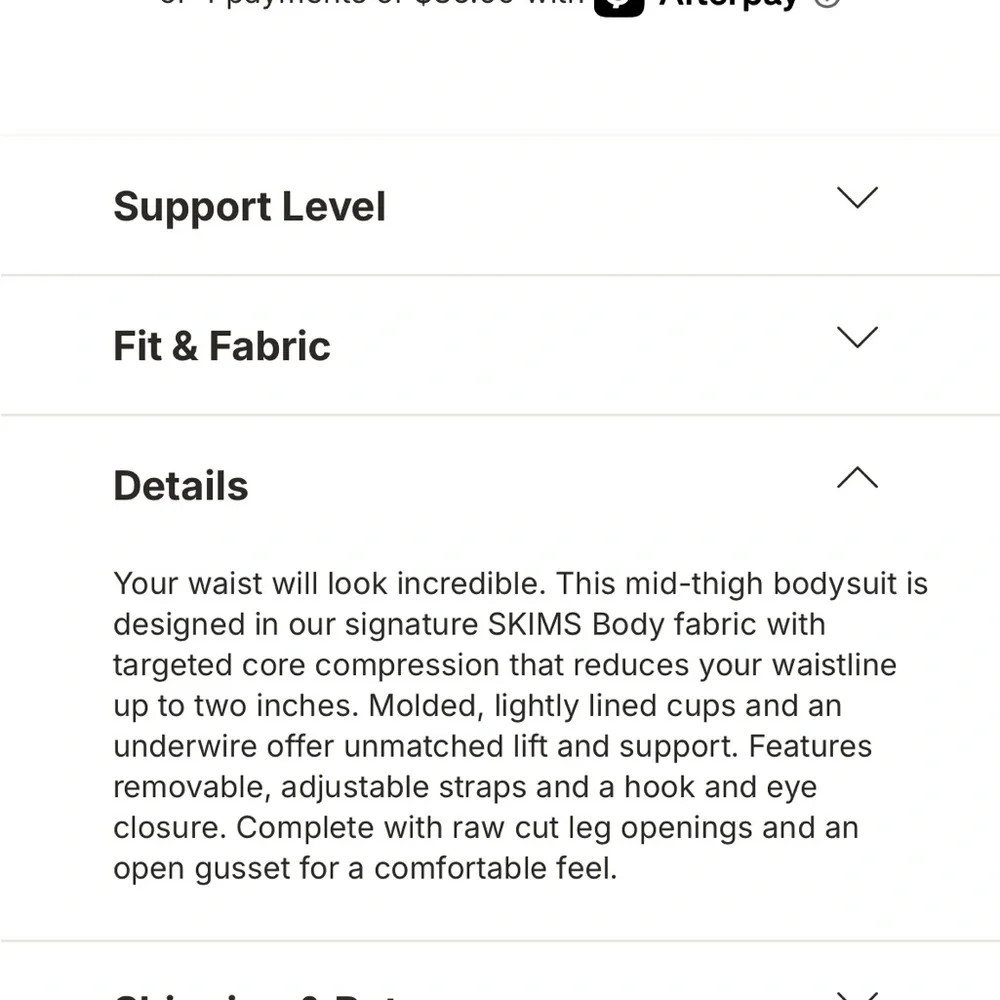 SKIMS BODY CORE SCULPT UNDERWIRE MID THIGH BODYSUIT S - Picture 5 of 11